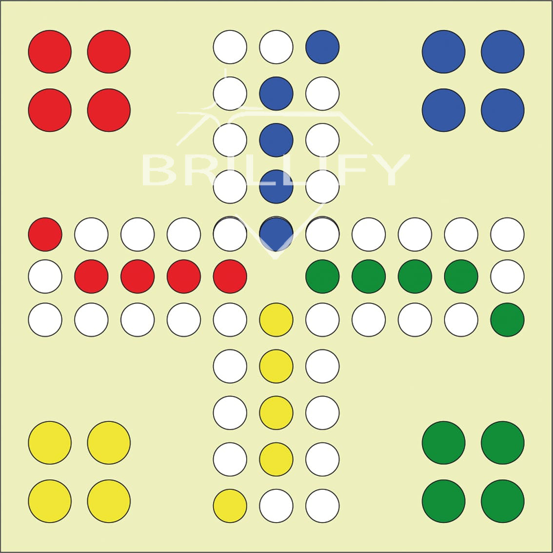 Brettspiele Diamond Painting auf Plexiglas